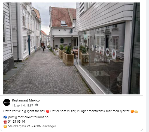 15% Discount at Mexico Restaurant in Stavanger