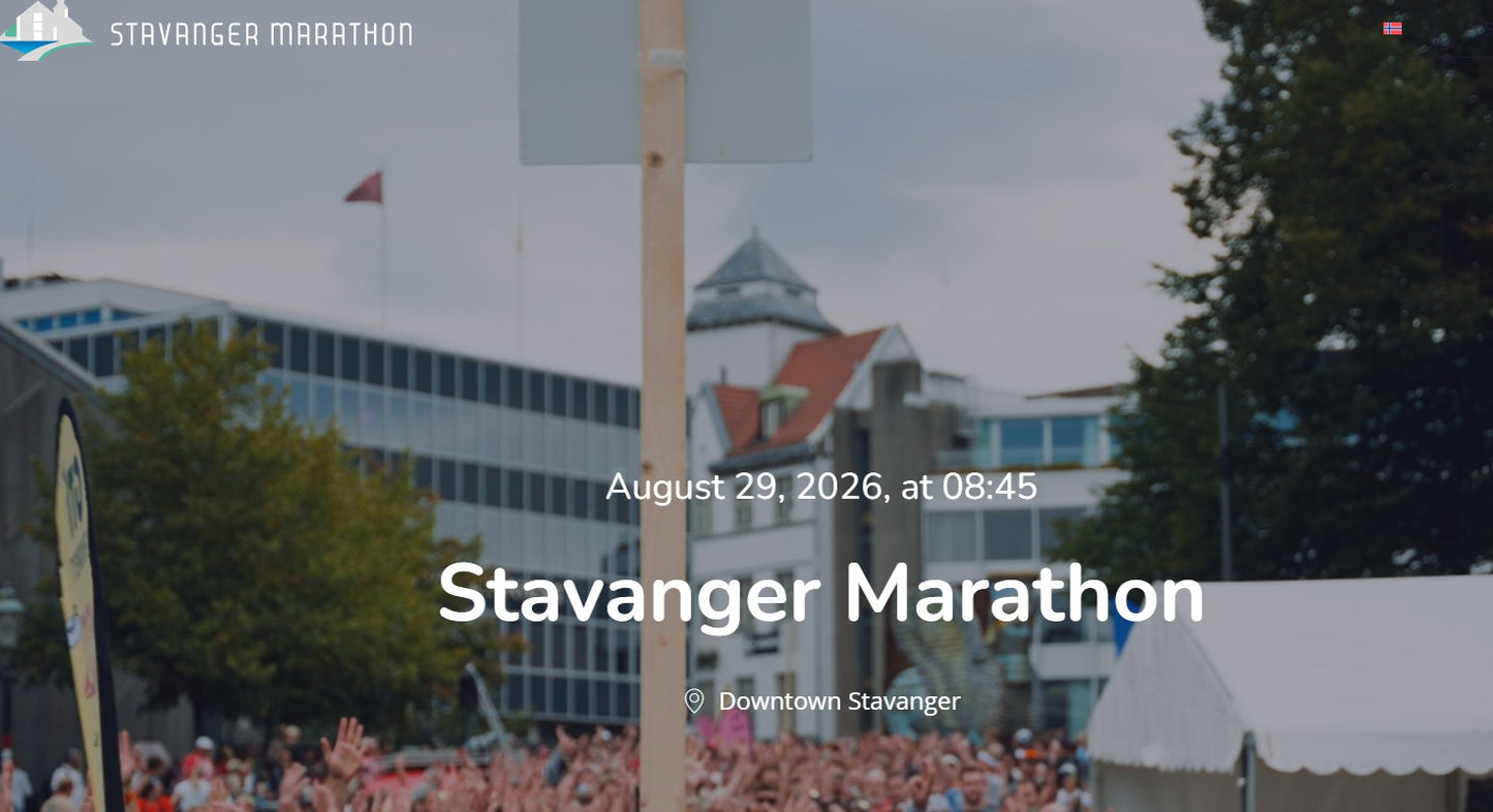 Stavanger Marathon 2026. Remember to contact Piotr or Bendik for further info.