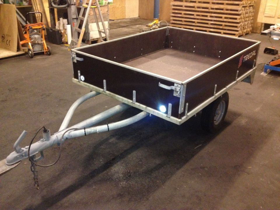 Car Trailer #1 -Single axle - 7 pin - PD 1395 - Tool Rental Bergen