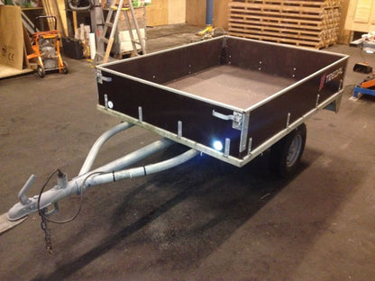 Car Trailer #1 -Single axle - 7 pin - PD 1395 - Tool Rental Bergen