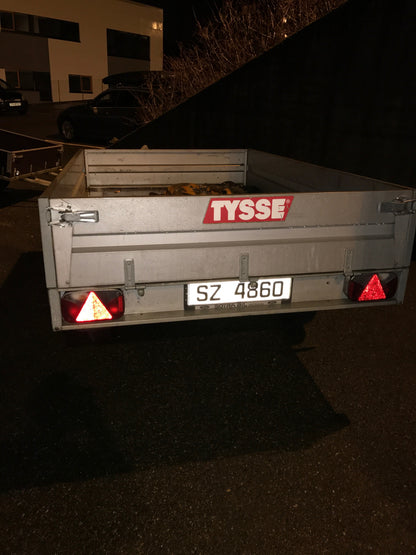 Car Trailer #2 - Boogie 13 pin - SZ 4860 - Tool Rental Bergen