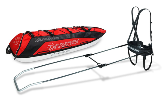 Fjellpulken Xcountry Turpulk Komplett Rød 144cm #1 - Bergen Sports Club - Rental