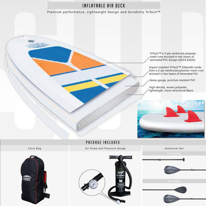 Inflatable SUP paddle board/kayak combined - Rental Sports Equipment Stavanger