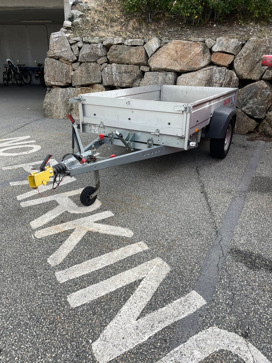 Car Trailer #1 - Single Axle -  Rental Equipment Stavanger